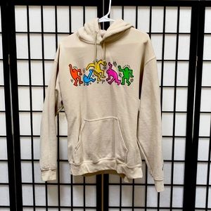 Keith Haring Tan Hoodie